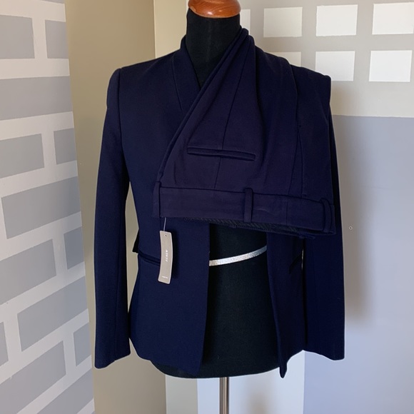 JCrew Going-Out Suit (blazer and pants) stretch twill H2743 Navy - Picture 4 of 4